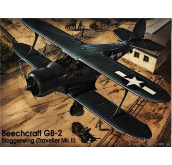 Модель самолета Beech GB-2 (Traveller)