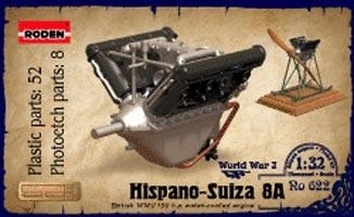 RN622 Hispano Suiza V8, engine