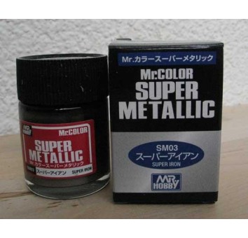 Супер-металлик железо, краска MR. Color Super Metallic