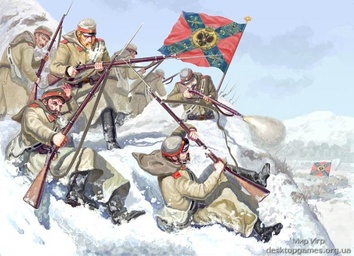 Russian Army in Winter Dress 1
