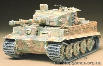 Немецкий танк Tiger I поздняя версия