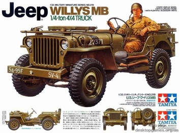 Американский 1/4-тонный джип Willys MB