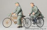 Немецкие солдаты на велосипедах
