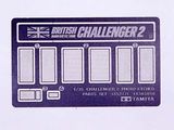 Фототравленные детали для танка Challenger 2