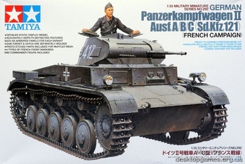 Немецкий танк Panzer II тип A/B/C c фототравленной решеткой