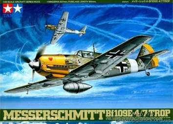 Немецкий Мессершмитт Bf109E-4/7