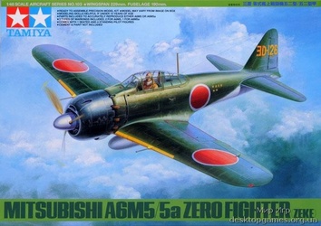 Японский Mitsubishi A6M5/5a Zero (Zeke)