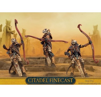 TOMB KINGS USHABTI WITH GREAT BOWS