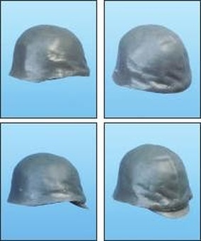 Набор из смолы: американские шлемы M1 с  защитой