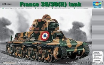 Французский танк 35/38(H) SA18 с 37mm стволом (Гочкис)