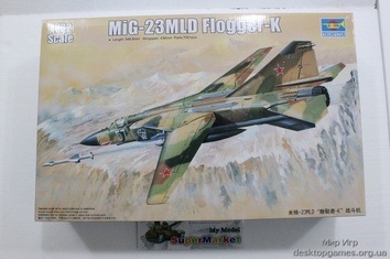 Истребитель МИГ-23МЛД - самолет с крылом изменяемой стреловидности.
