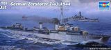 Немецкий эсминец Zerstorer Z-43 1944