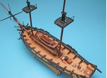 Модель деревянного корабля Меркурий (Mercury) - фото 9