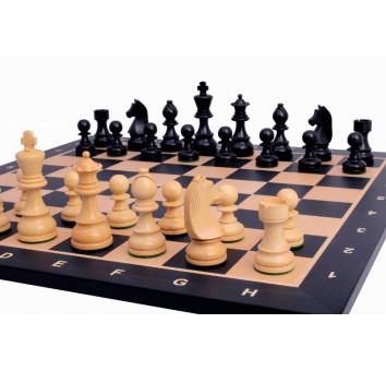 Деревянная шахматная доска №5 (черная) - фото 3