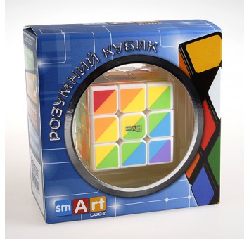 Радужный кубик (Smart Cube Rainbow white) - фото 4
