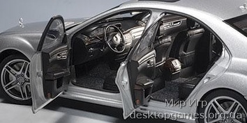 Mercedes-Benz S63 AMG silver (кожаные сидения) - фото 4