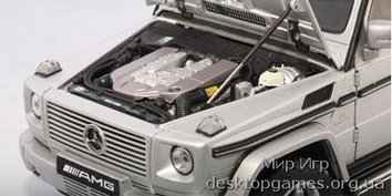 Mercedes G55 AMG silver - фото 3