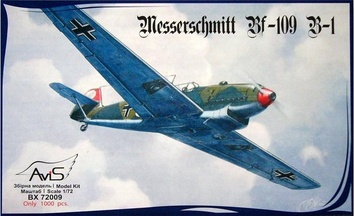 AV72009 Messerschmitt Bf-109 B-1 WWII German fighter