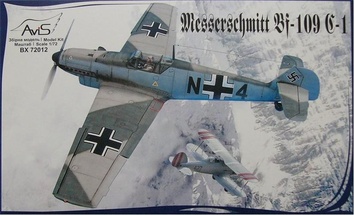 AV72012 Messerschmitt Bf-109C-1 WWII German fighter