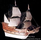 Модель корабля из дерева Мейфлавер (Mayflower)
