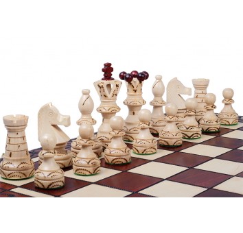 Шахматы  AMBASSADOR коричневые - фото 4