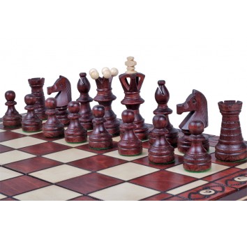 Шахматы  AMBASSADOR коричневые - фото 5