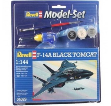 Model Set Самолет F-14A Tomcat "Black Bunny", 1:144;10+