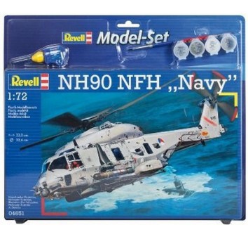 Model Set Вертолет (2001г.,Герм./Франция/Нидерланды/Италия) NH-90 NFH Navy; 1:72