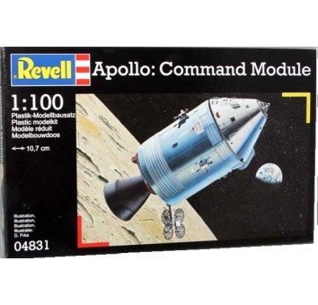 Model Set Лунный корабль (1962-1969гг.,США) Apollo - модуль Command Module; 1:100