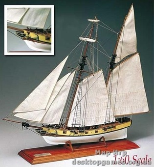 Модель деревянного корабля Рогер Б. Тани (Roger B. Taney)