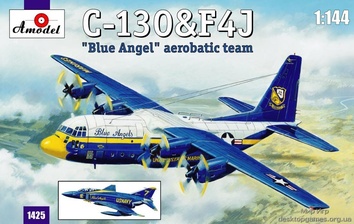 C-130&F4J  Blue Angel  Aerobatic team
