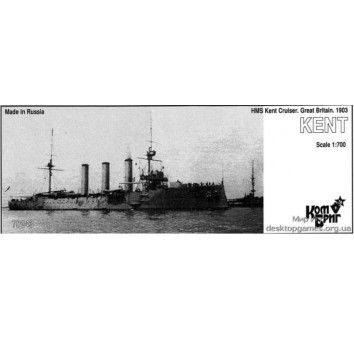 Бронепалубный крейсер HMS Kent Cruiser, 1903