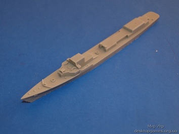 Пластиковая модель миноносца Бравый, 1958 - фото 2