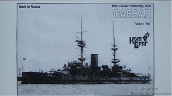 HMS Caesar Battleship, 1898